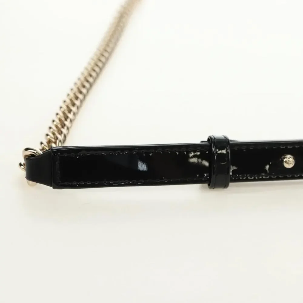 Chanel Matelasse Boy Chain Wallet Shoulder Bag Black
